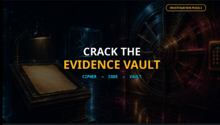 Crack the Code Evidence Vault